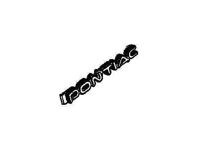 Pontiac 10120259 Nameplate