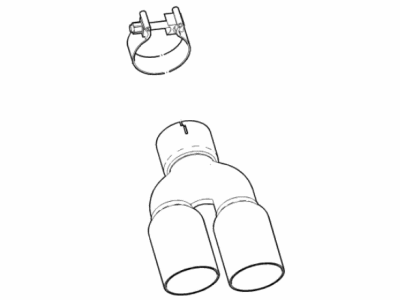 GMC Tail Pipe - 84521837