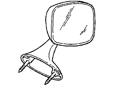Oldsmobile Cutlass Calais Side View Mirrors - 20215089