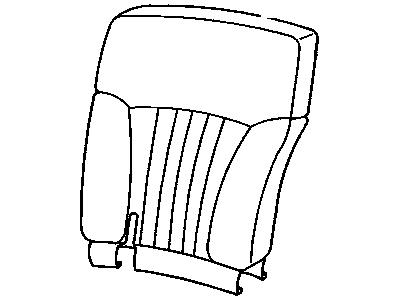 GM 88935542 Cover, Am7 - Rear Bucket/Split Seat Back