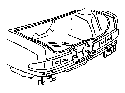 Chevy 20565019 Impact Bar Mount Bracket