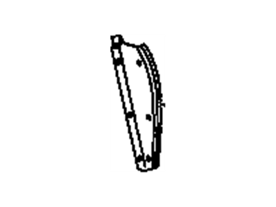 Chevy C20 Suburban Door Moldings - 14068267