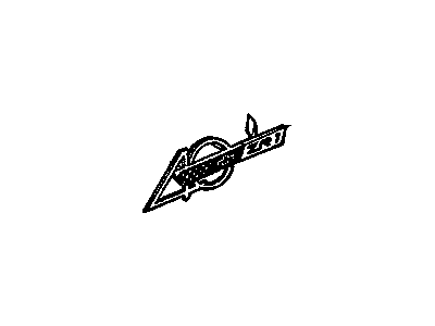 Chevy Corvette Emblem - 19245382