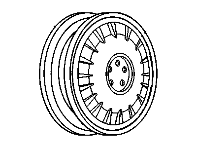 1991 Buick Park Avenue Spare Wheel - 12365449