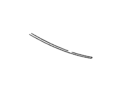 Pontiac 10133892 Rear Molding