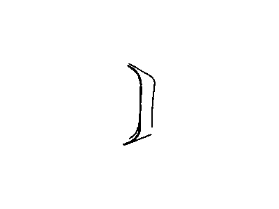 Cadillac 25732175 Weatherstrip
