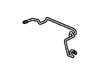 Pontiac 92216504 PIPE,BRAKE PRESSURE MOD VALVE MASTER CYLINDER RESERVOIR FRONT(REAR)