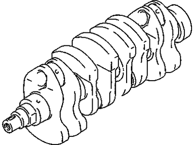 1999 Chevy Tracker Crankshaft - 91177510