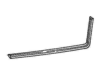 1987 Cadillac Allante Weather Strip - 1637206