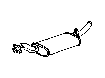 GMC S15 Jimmy Exhaust Pipe - 15577589