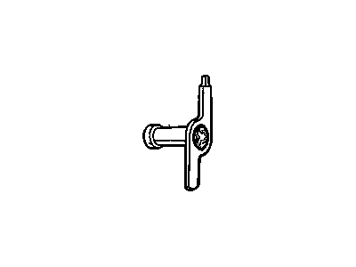 GM 22531300 Wrench, Tire Valve And Cover Lock, Silver