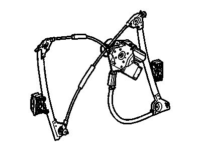 Chevy Corvette Window Regulator - 22895753