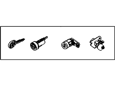 Chevy Aveo5 Ignition Lock Assembly - 96585589