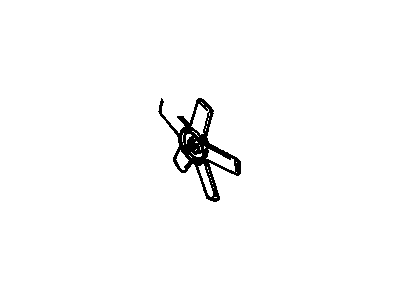 Chevy Corvette A/C Condenser Fan - 10074159