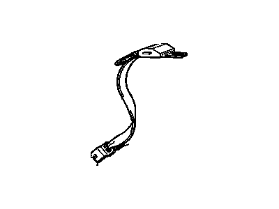 1996 GMC C1500 Suburban Seat Belt - 12380192