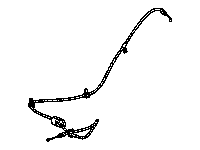 Saturn Parking Brake Cable - 20860177