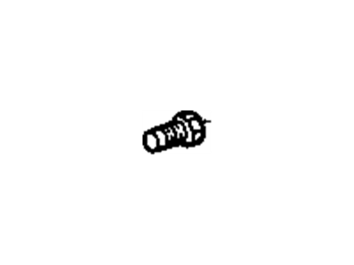 GM 15670333 Nut, Hub Bolt(Front And/Or Rear Wheel), Driver Side