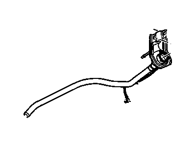 Hummer 25873216 PIPE,FUEL TANK FILLER(INCLUDES 6,7,8,10,13)