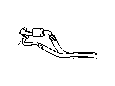 2009 Chevy Impala A/C Hose - 15876041