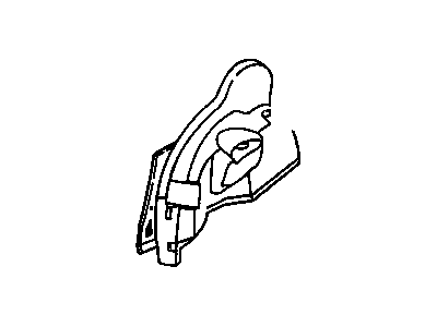 GM 22584280 Inner Wheelhouse, Rear Passenger Side
