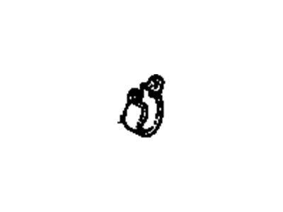 Chevy 10105861 SHIELD,SPARK PLUG WIRE(USED AT LH FRONT)(23MM LONG)