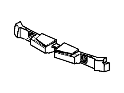 GM 10354981 Absorber, Bumper/Fascia Energy Absorber