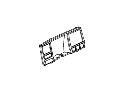 GMC 15956796 Cluster Bezel