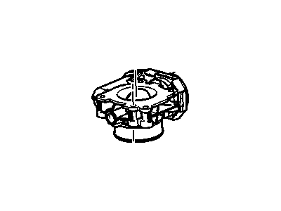 GM 12631187 Throttle Body