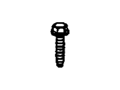 Chevy 11519038 BOLT,HEX FLANGED HEAD,M6X1X30,24 THREAD,13.2 OUTSIDE DIAMETER,10.9,GMW3359, W/ADHESIVE ON THREADS(PART OF 2)(8.900)