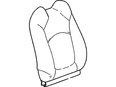 Buick 23144542 COVER,PASSENGER SEAT BACK(COCOA)