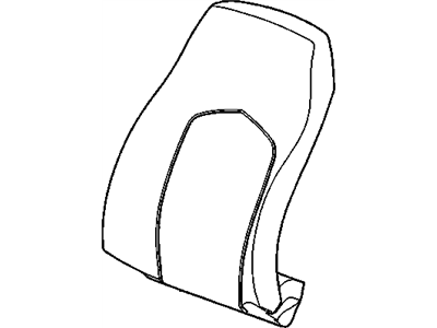 GM 25780361 Cover, Front Seat Back And Back Of Back, Driver Side
