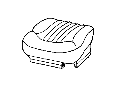 GM 12377625 Cover, Av5 - Front High Back Bucket Cushion, Driver Side