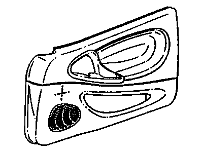Pontiac 12458755 Door Trim Panel