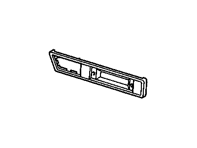 GM 12531281 Trim Bezel, Front Driver Side