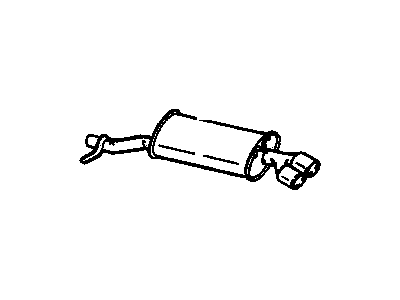 Cadillac DeVille Muffler - 25640096
