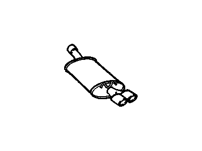 Cadillac Muffler - 25683074