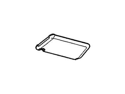 Pontiac 25999260 SUNSHADE,(INCLUDES 19,20,22)(GRAY)(NON-ILLUMINATE)(VISOR W/SLIDE ROD)(FOR A MATCH DEALER TO USE TOGETHER WITH LH VISOR 25999259 & CENTER SUPPORT: 25999262)