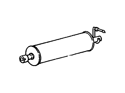 Chevy 15618880 MUFFLER,EXHAUST(SINGLE TAIL PIPE SYSTEM)