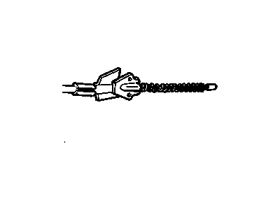 1988 Chevy C1500 Parking Brake Cable - 15707544