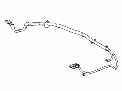 Chevy 84494555 CABLE,BATTERY POSITIVE(PART OF 17)(6")(SHORT & HAS NO PLASTIC CHANNEL. PLEASE SEE LABEL.)