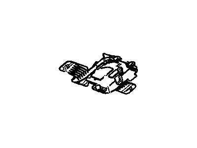 GM 89023611 Plate, Overhead Console, Gray