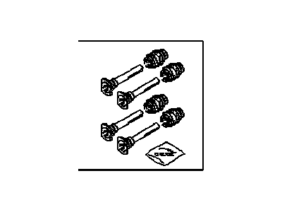 Pontiac 93740249 PIN,FRONT BRAKE CALIPER PISTON COTTER(PART OF 1)