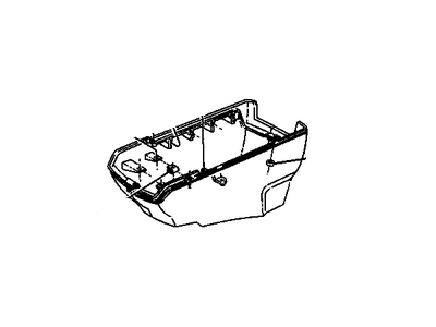 GMC C3500 Center Console Base - 15583009