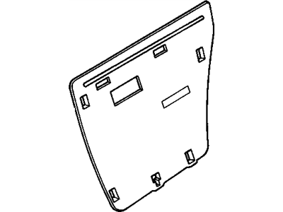 Cadillac 25670524 Water Deflector