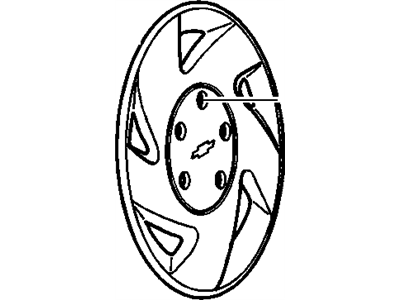 1987 Chevy Celebrity Wheel Cover - 14073755