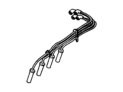 Pontiac J2000 Sunbird Spark Plug Wires - 12074020