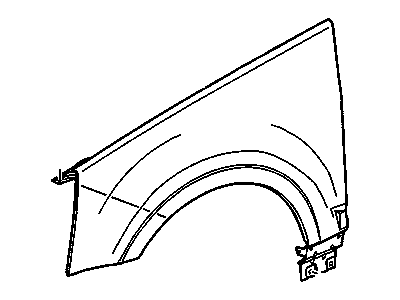 Cadillac 88890928 FENDER,FRONT(INCLUDES 2)