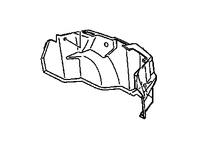 Buick 25641681 Trunk Side Trim