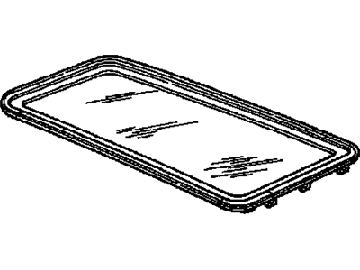 GM 12536413 Glass