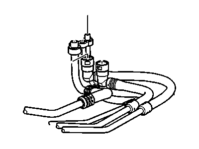 Cadillac 89024917 HOSE,AUXILIARY A/C EVAPORATOR & AUXILIARY HEATER(INCLUDES 2,4,9-13)(REQUIRES J-TOOL J41425,SEE SERVICE MANUAL)(9.225)(W/TUBE DIAMETER OF 17 MM AT THE ORIFICE)(FOR 1ST DESIGN SEE 89024929)